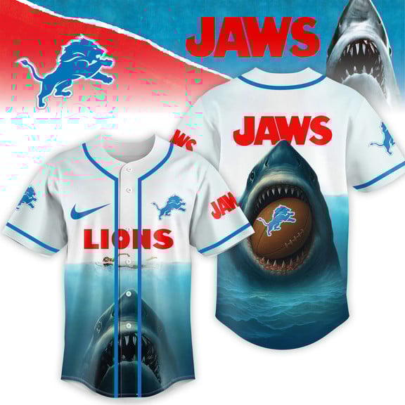 Detroit Lions | Premium NFL x Jaws Jersey HI - 2XL, Men