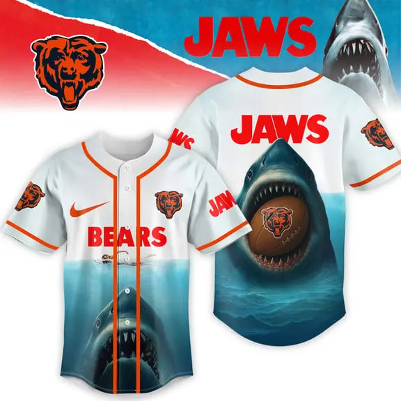 Chicago Bears | Premium NFL x Jaws Jersey HI - S, Youth