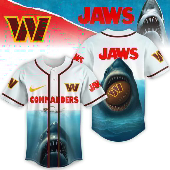 Washington Commanders | Premium NFL x Jaws Jersey HI - 4XL, Woman