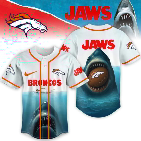 Denver Broncos | Premium NFL x Jaws Jersey HI - S, Youth