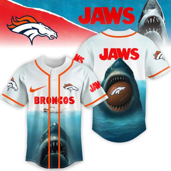 Denver Broncos | Premium NFL x Jaws Jersey HI - M, Youth