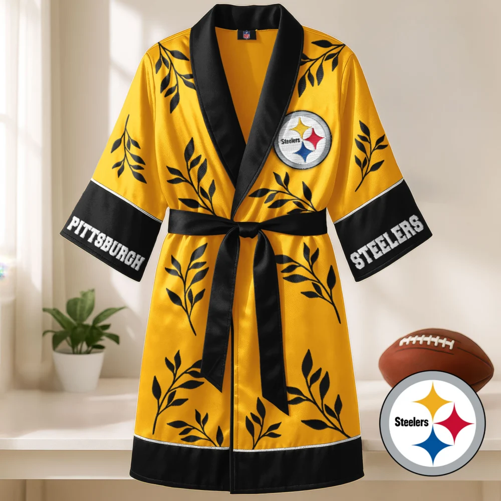 Pittsburgh Steelers | Premium NFL Kimono Bathrobe  TD
