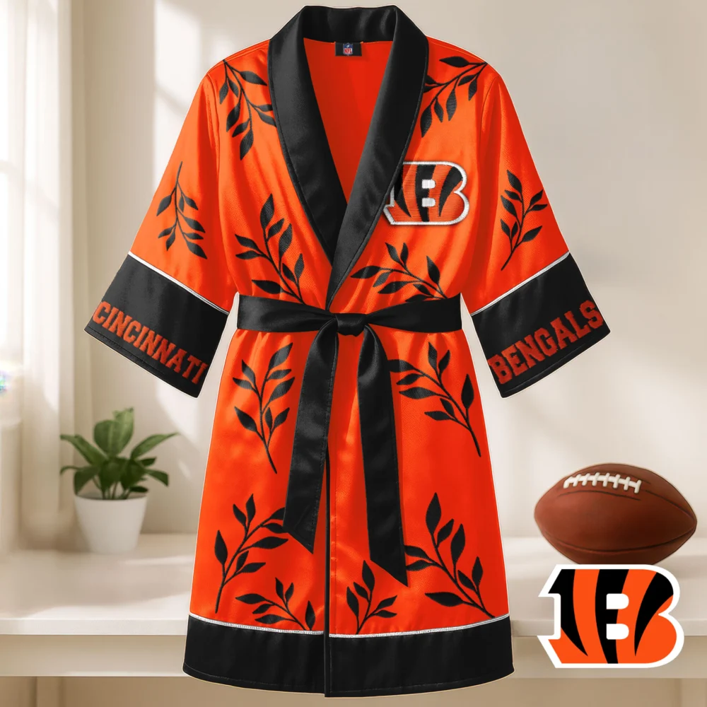 Cincinnati Bengals | Premium NFL Kimono Bathrobe  TD