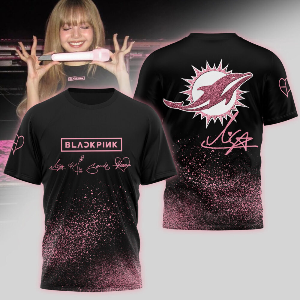 Miami Dolphins | Premium NFL x BlackPink 3D Shirt TD