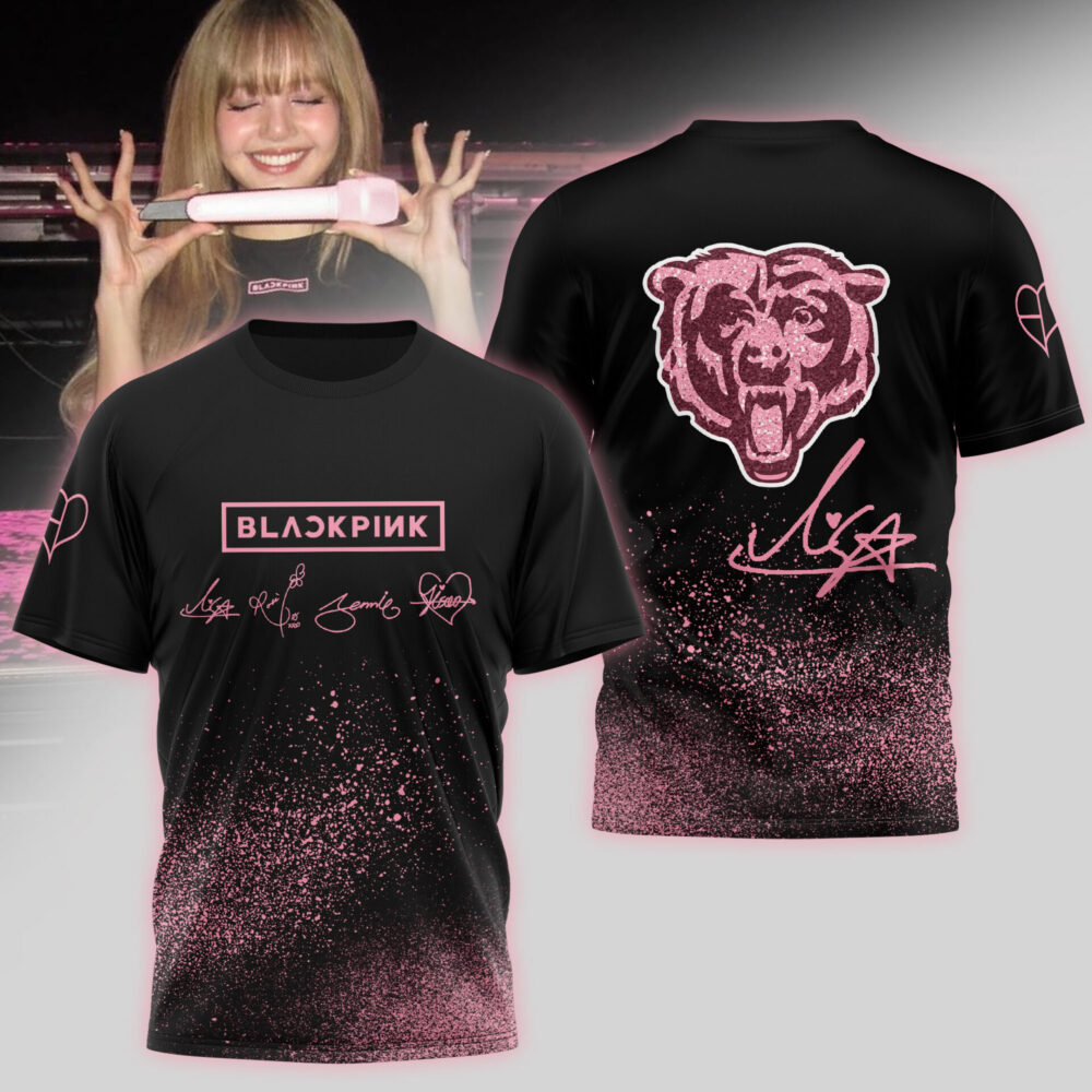 Chicago Bears | Premium NFL x BlackPink 3D Shirt TD