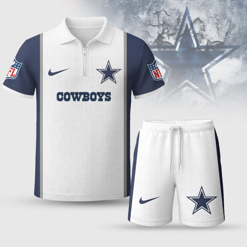 Dallas Cowboys | Premium NFL Combo Polo And Shorts TD