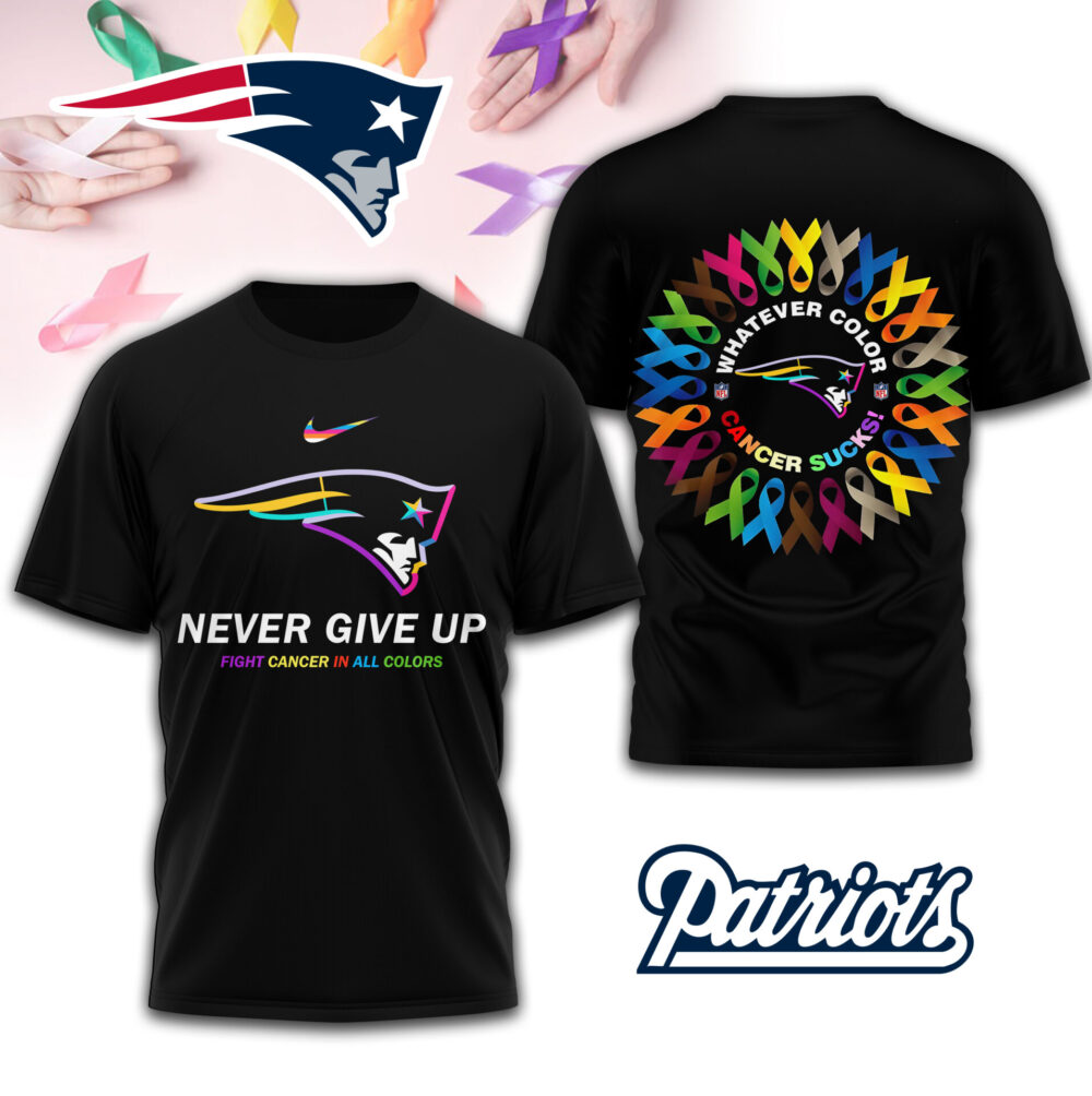 New England Patriots | Premium Fight Cancer In All Colors 3D Shirt TD