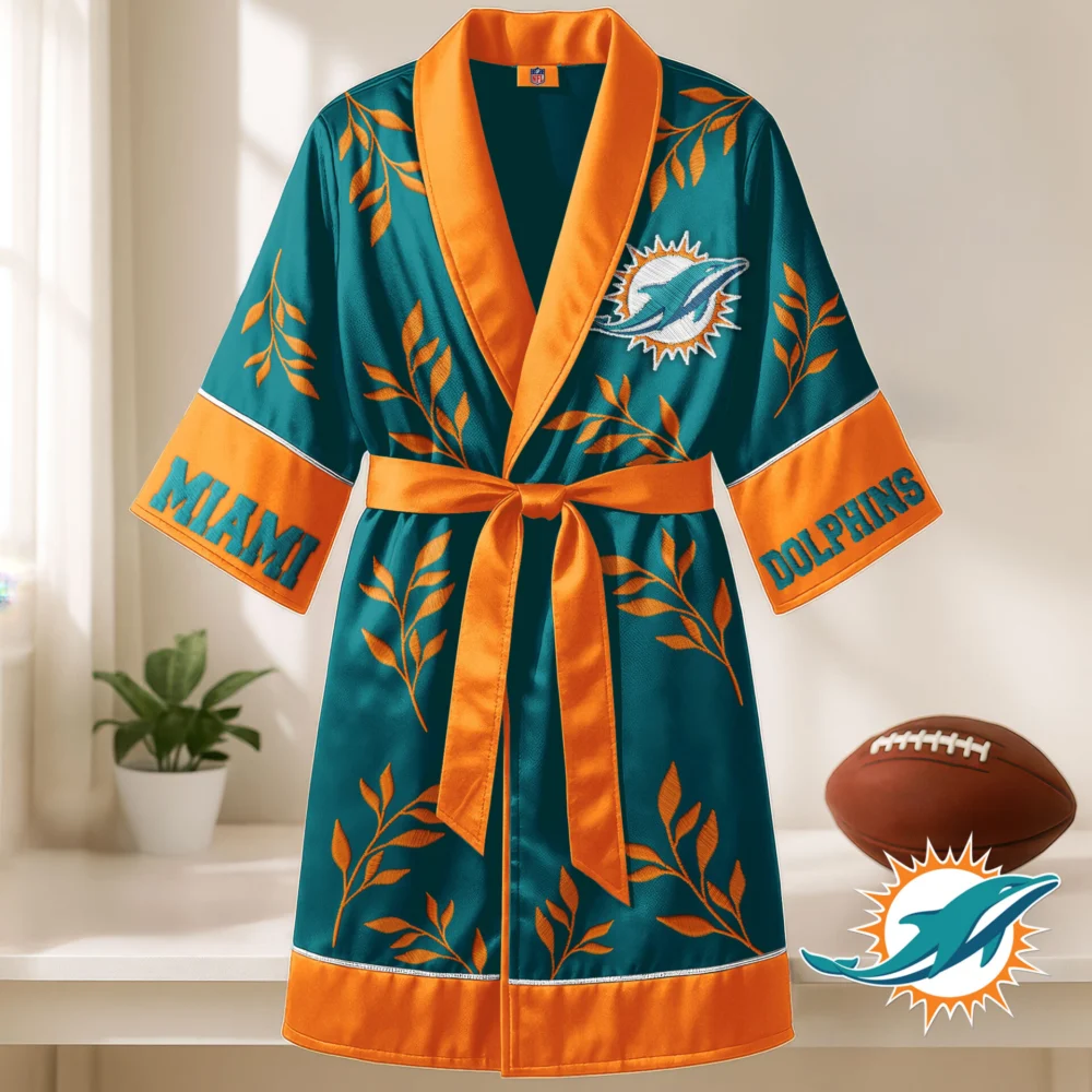 Miami Dolphins | Premium NFL Kimono Bathrobe  TD