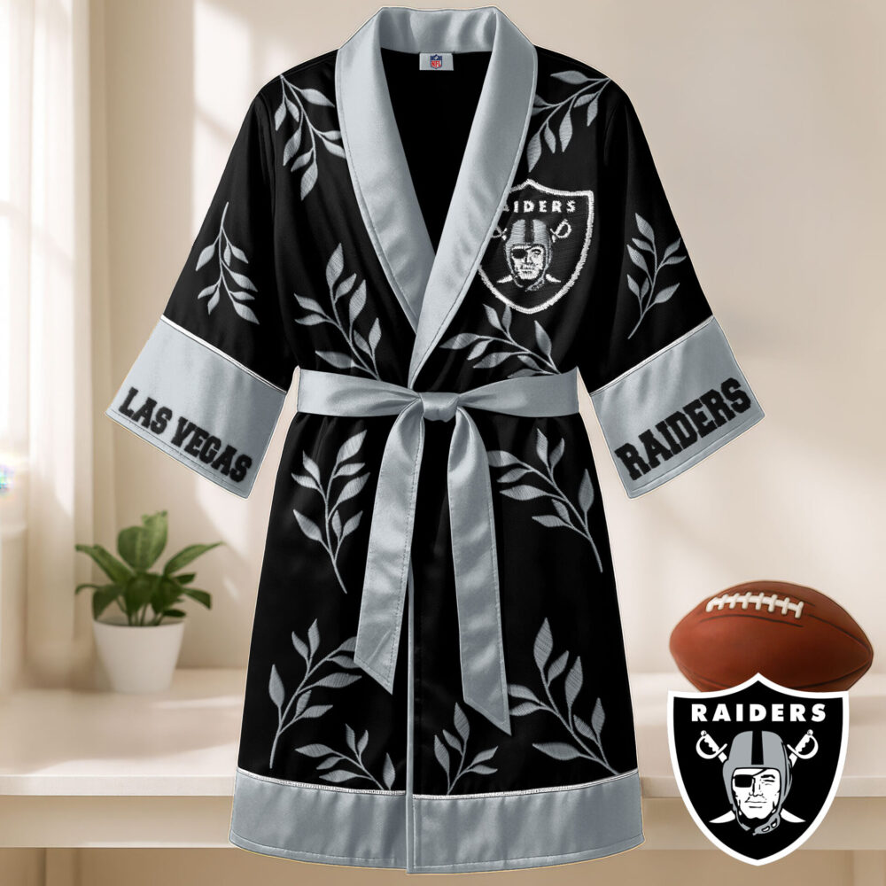 Las Vegas Raiders | Premium NFL Kimono Bathrobe  TD