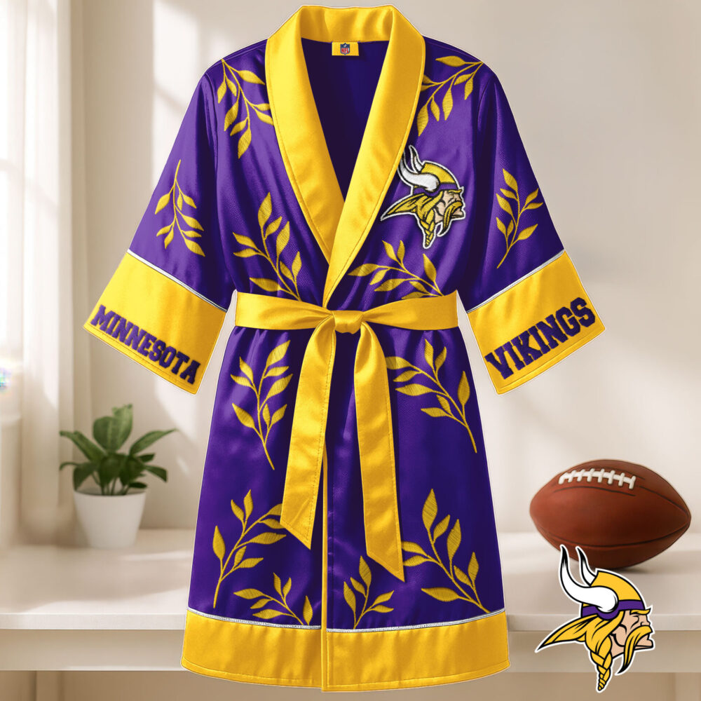 Minnesota Vikings | Premium NFL Kimono Bathrobe  TD