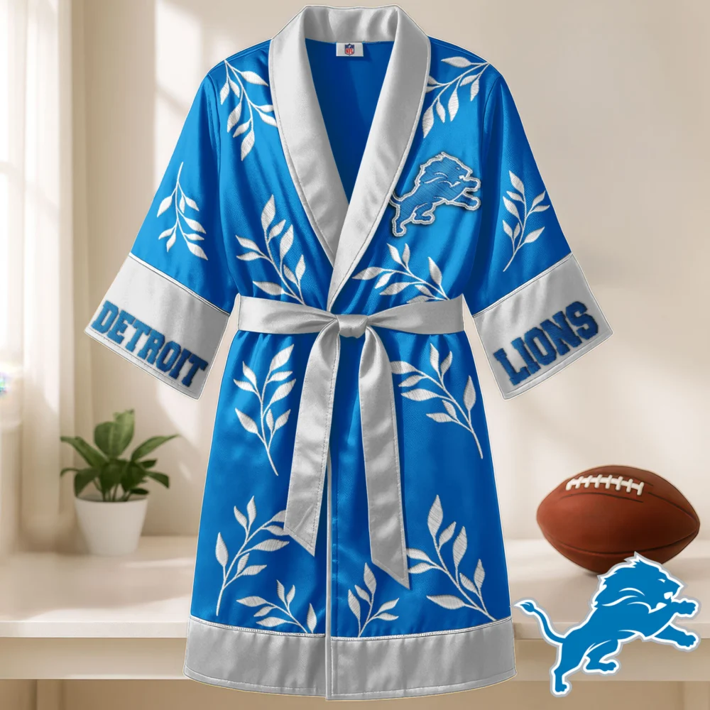 Detroit Lions | Premium NFL Kimono Bathrobe  TD