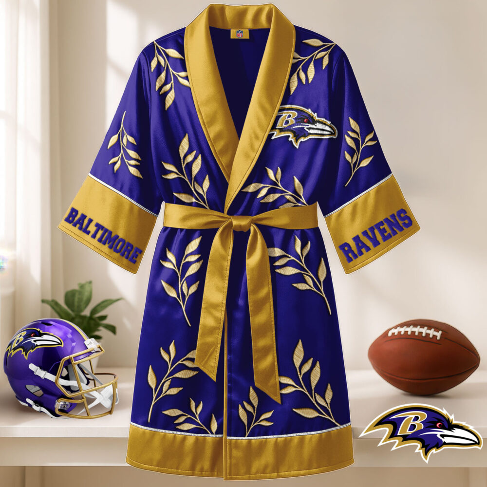 Baltimore Ravens | Premium NFL Kimono Bathrobe  TD