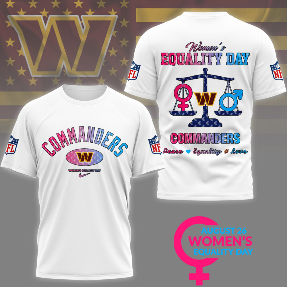 Washington Commanders | Premium Women’s Equality Day 3D Shirt NY - L, Color 3