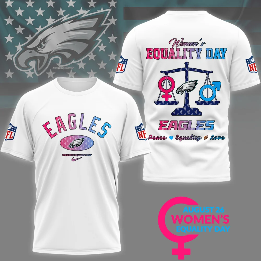 Philadelphia Eagles | Premium Women’s Equality Day 3D Shirt NY - Color 1