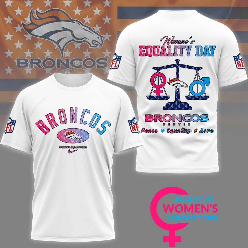 Denver Broncos | Premium Women’s Equality Day 3D Shirt NY - XL, Color 4