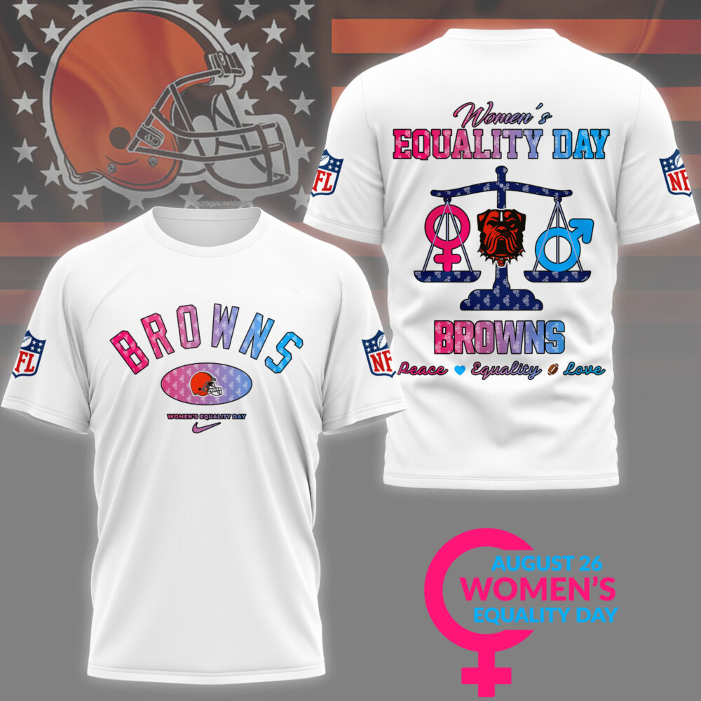 Cleveland Browns | Premium Women’s Equality Day 3D Shirt NY