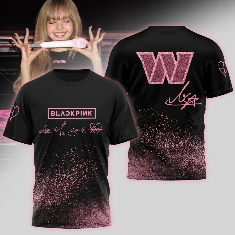 Washington Commanders | Premium NFL x BlackPink 3D Shirt TD