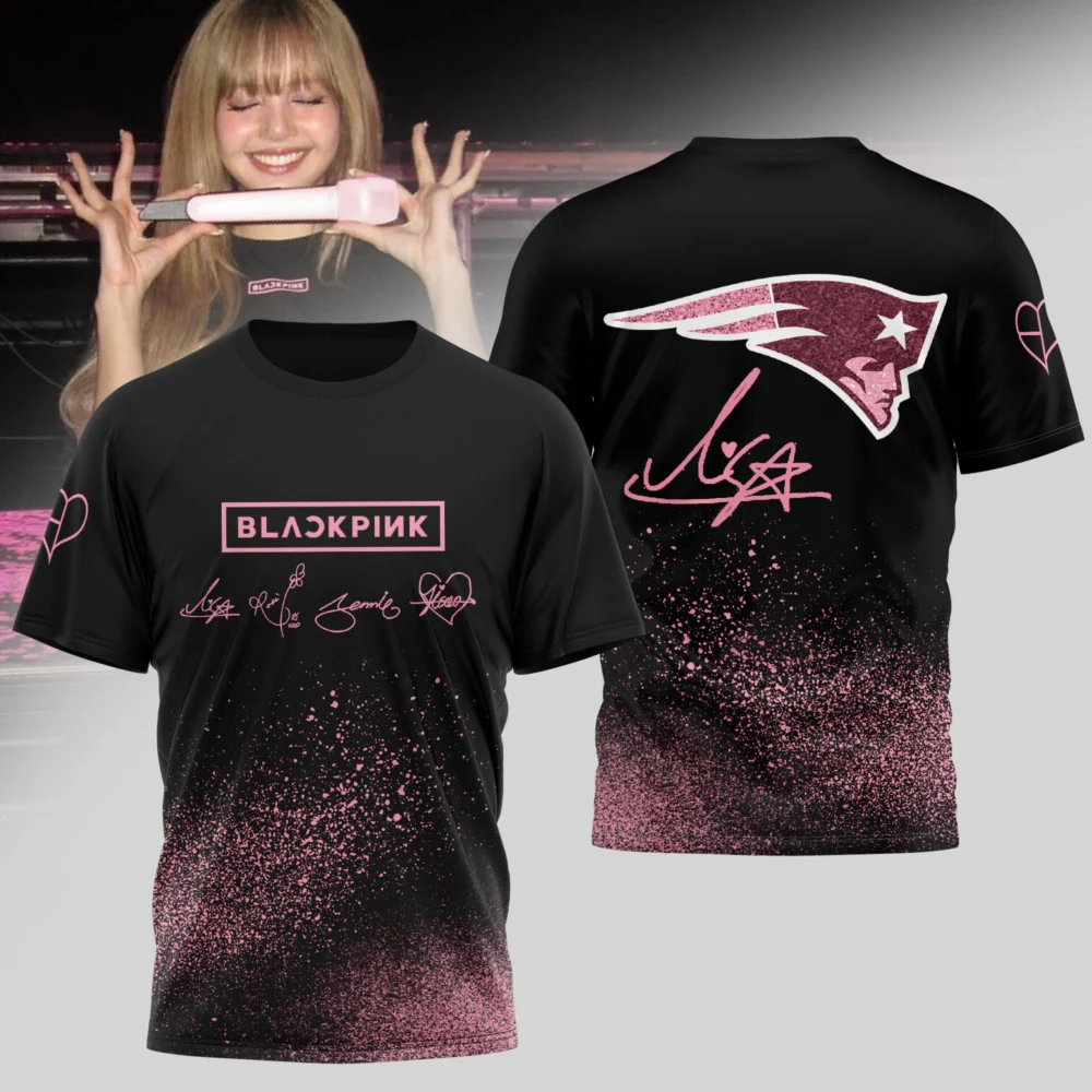 New England Patriots | Premium NFL x BlackPink 3D Shirt TD