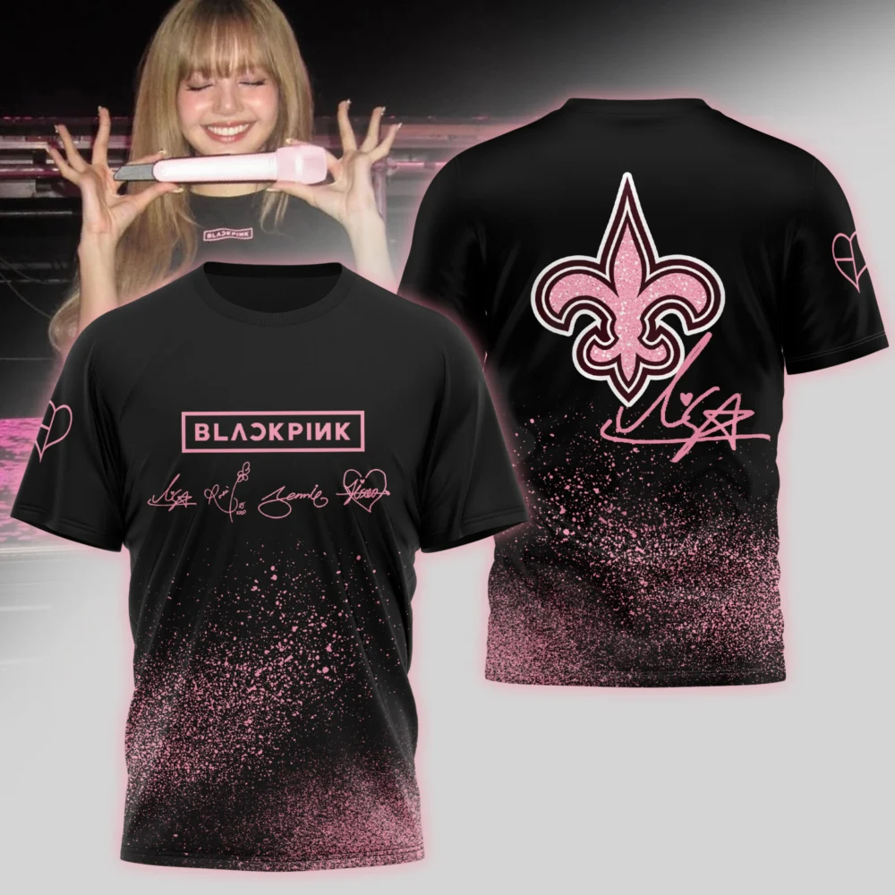 New Orleans Saints | Premium NFL x BlackPink 3D Shirt TD