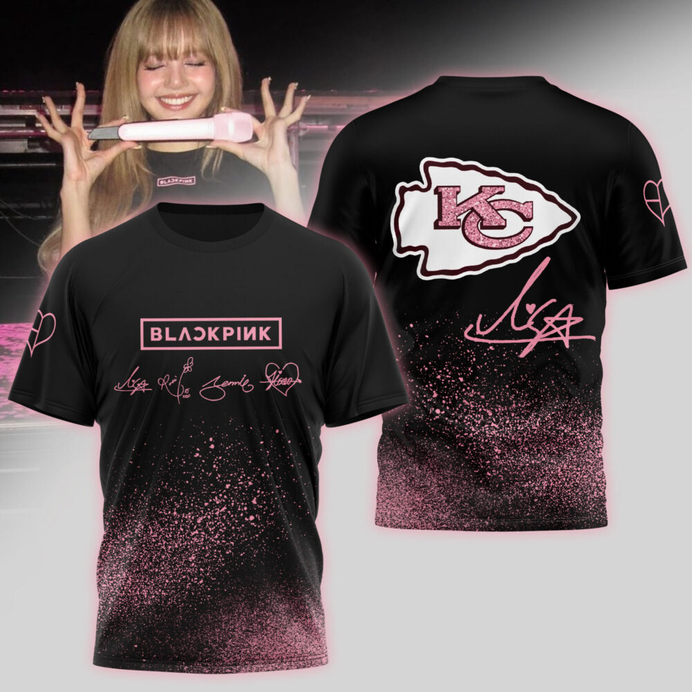 Kansas City Chiefs | Premium NFL x BlackPink 3D Shirt TD