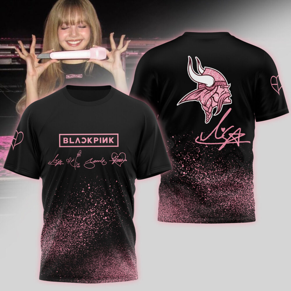 Minnesota Vikings | Premium NFL x BlackPink 3D Shirt TD