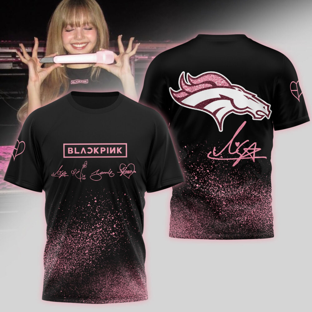 Denver Broncos | Premium NFL x BlackPink 3D Shirt TD
