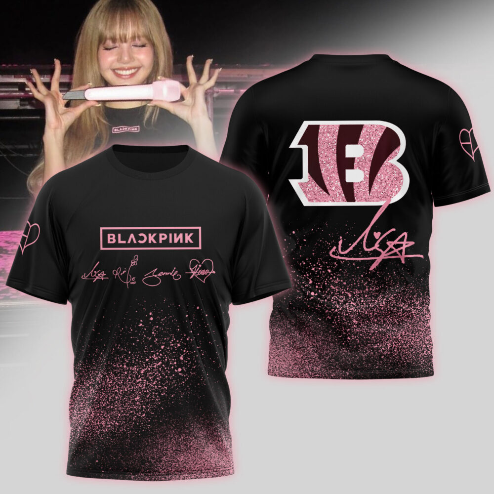 Cincinnati Bengals | Premium NFL x BlackPink 3D Shirt TD