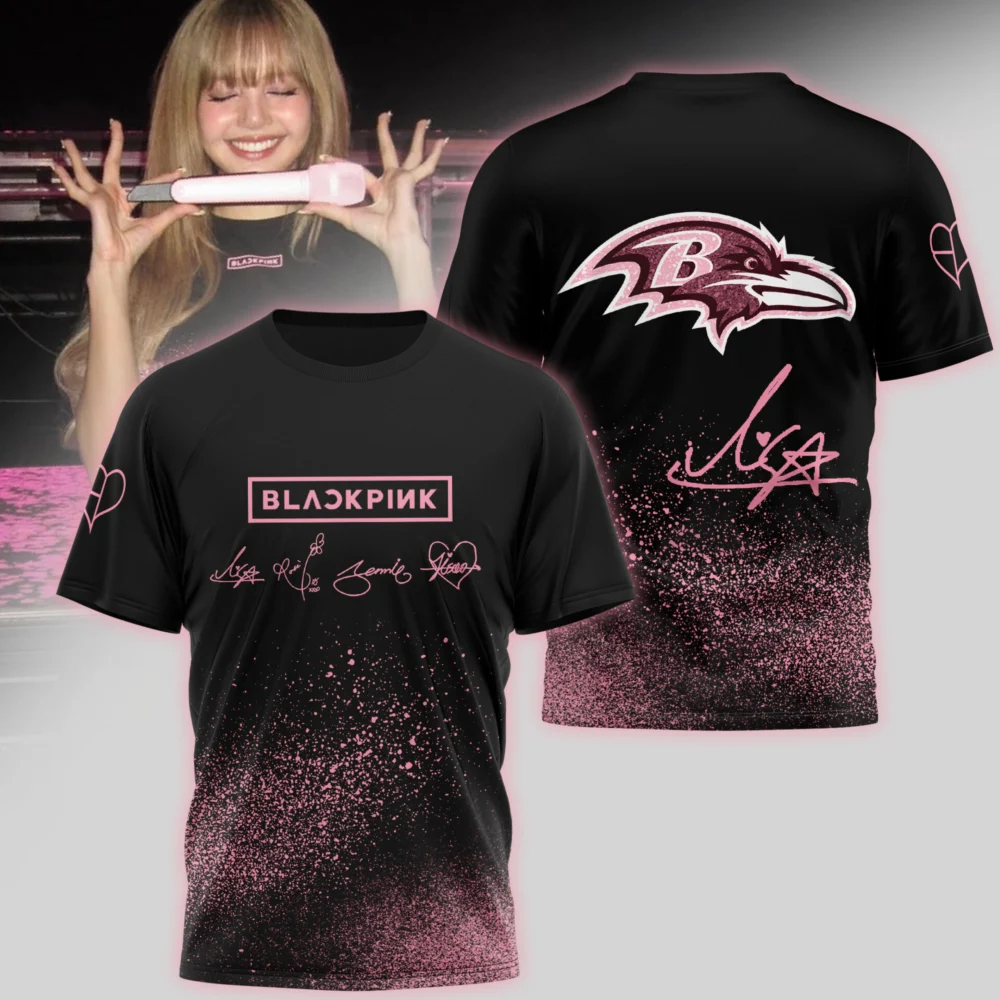 Baltimore Ravens | Premium NFL x BlackPink 3D Shirt TD