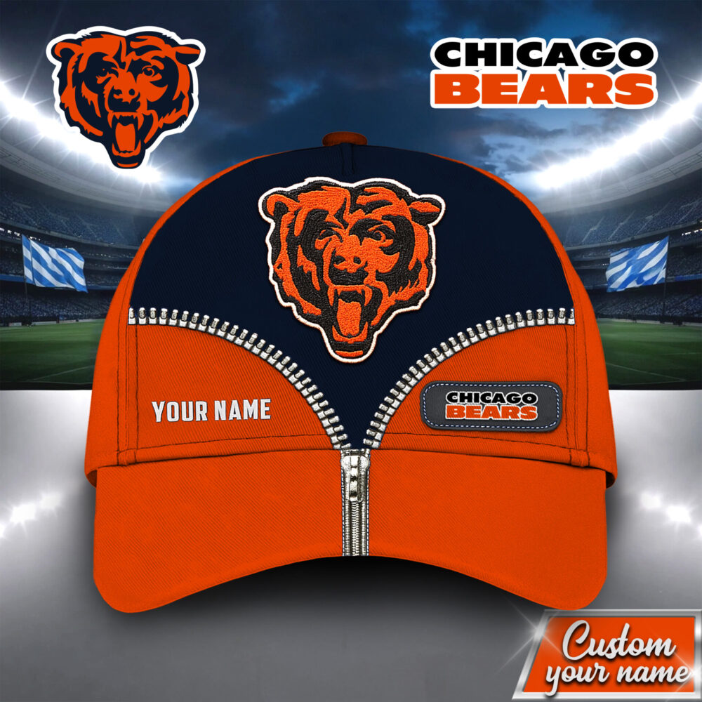 Chicago Bears | Premium NFL Leather Cap TD 160725