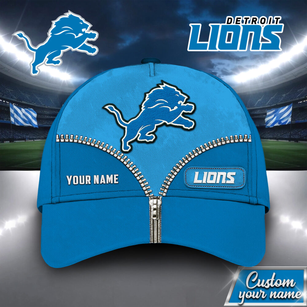Detroit Lions | Premium NFL Leather Cap TD 160725