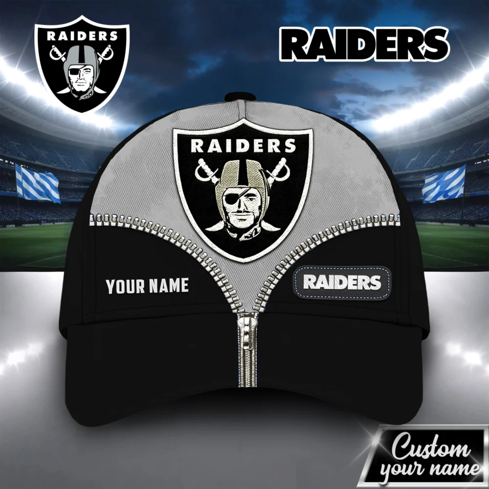 Las Vegas Raiders | Premium NFL Leather Cap TD 160725