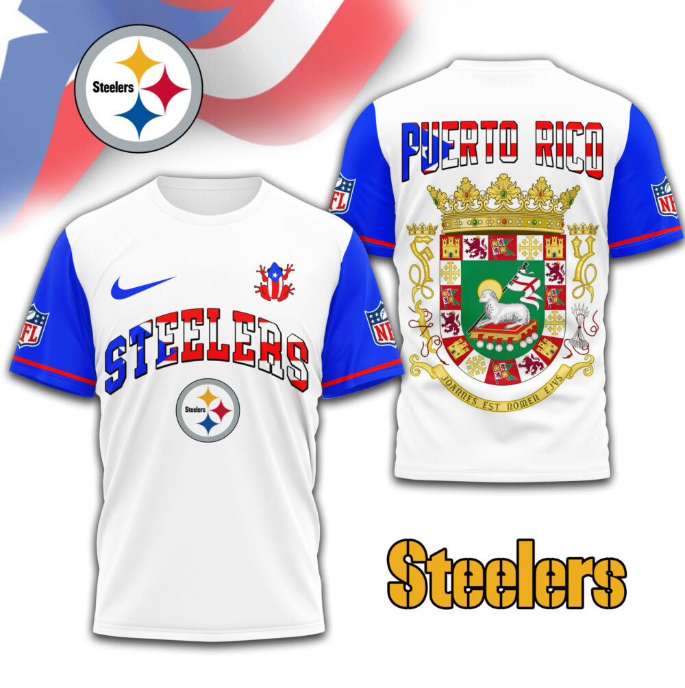 Pittsburgh Steelers | Premium NFL x Puerto Rico  3D Shirt TD