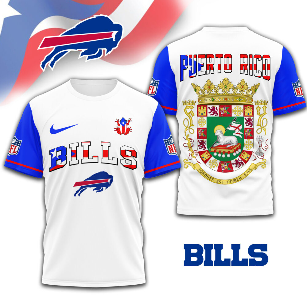 Buffalo Bills | Premium NFL x Puerto Rico  3D Shirt TD