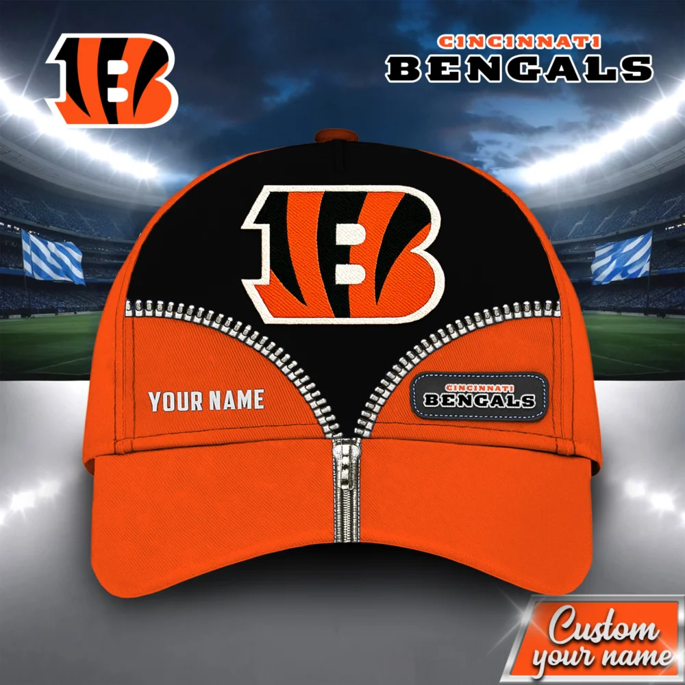 Cincinnati Bengals | Premium NFL Leather Cap TD 160725