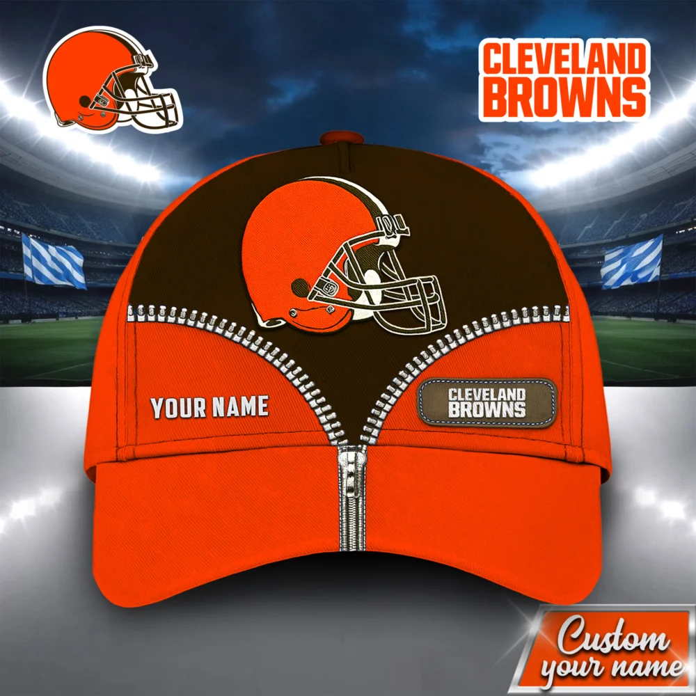 Cleveland Browns | Premium NFL Leather Cap TD 160725