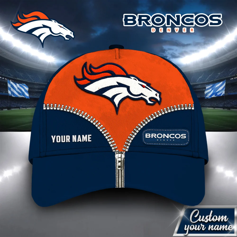 Denver Broncos | Premium NFL Leather Cap TD 160725