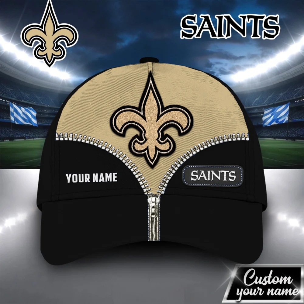 New Orleans Saints | Premium NFL Leather Cap TD 160725