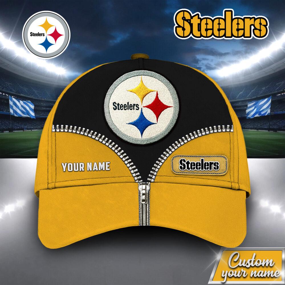 Pittsburgh Steelers | Premium NFL Leather Cap TD 160725