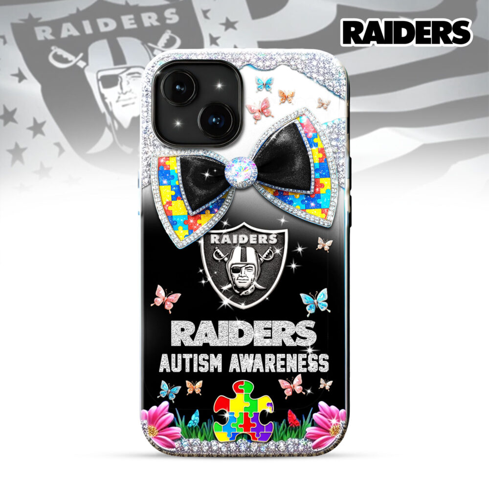 Las Vegas Raiders | Premium NFL Autism Awareness Phonecase TD