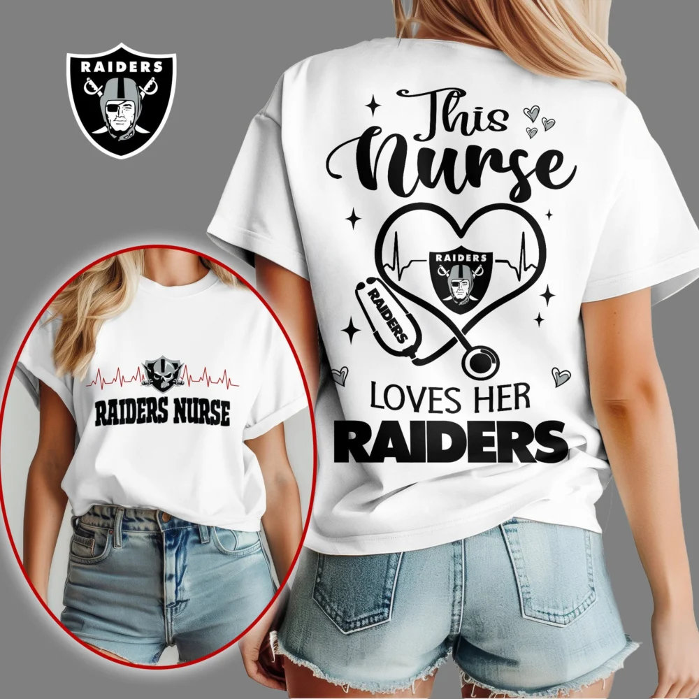 Las Vegas Raiders | Premium Nurse Appreciation Month Women's Shirt NY