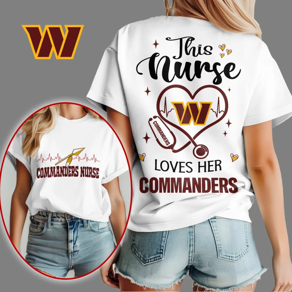 Washington Commanders | Premium Nurse Appreciation Month Women's Shirt NY