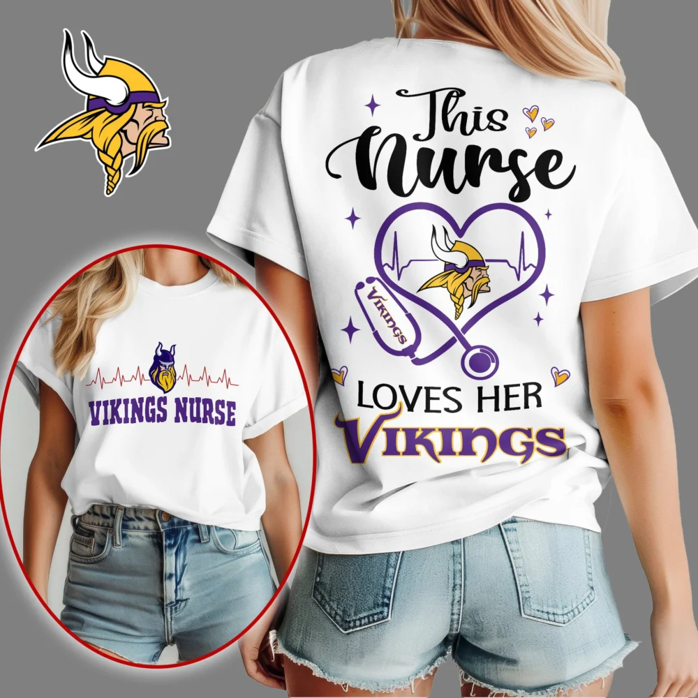 Minnesota Vikings | Premium Nurse Appreciation Month Women's Shirt NY