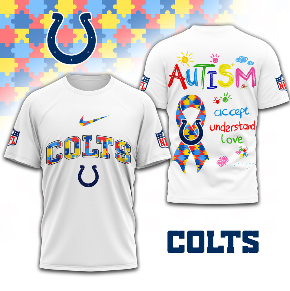 Indianapolis Colts | Premium Autism Awareness 3D Shirt TD