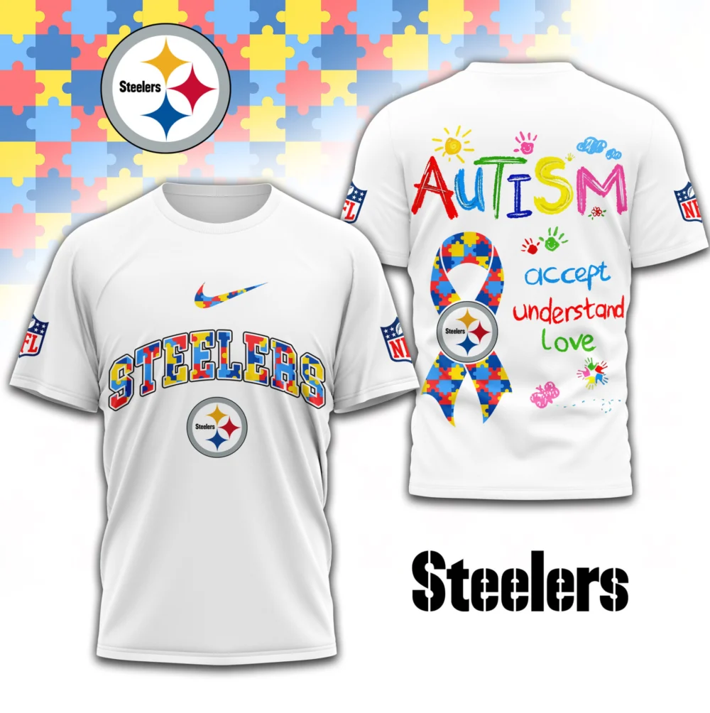 Pittsburgh Steelers | Premium Autism Awareness 3D Shirt TD