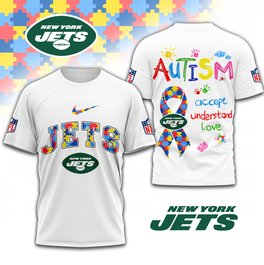 New York Jets | Premium Autism Awareness 3D Shirt TD