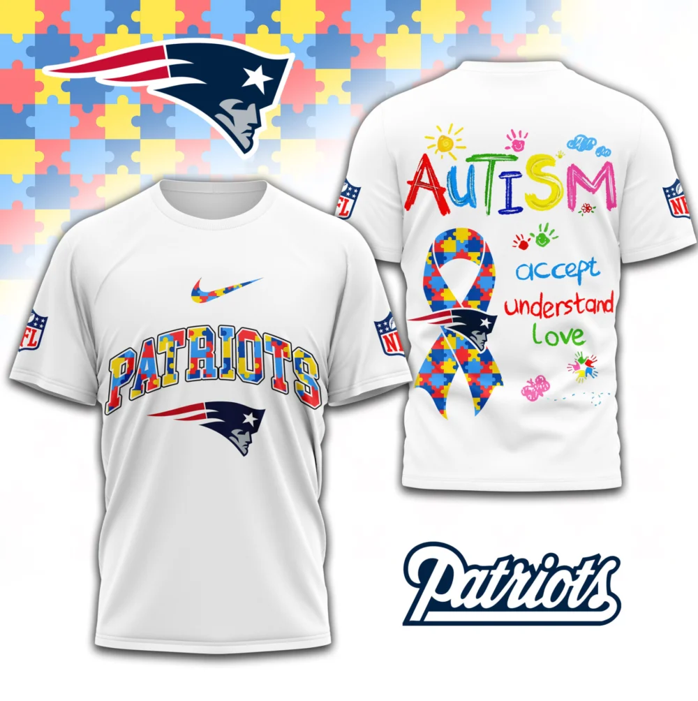 New England Patriots | Premium Autism Awareness 3D Shirt TD