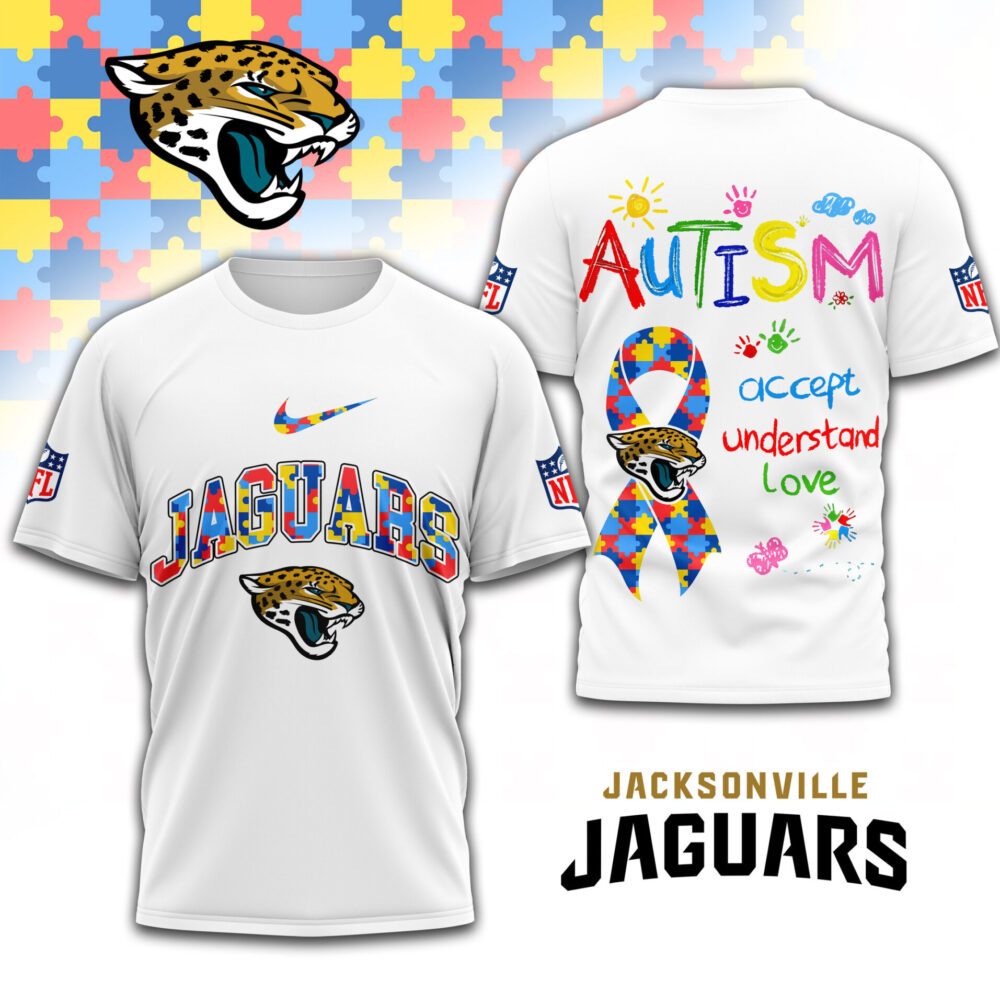 Jacksonville Jaguars | Premium Autism Awareness 3D Shirt TD