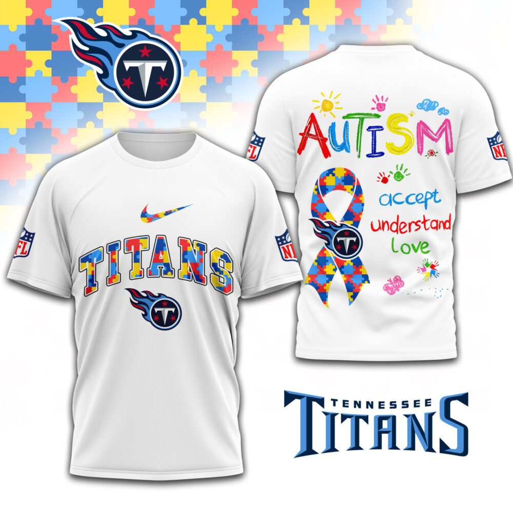 Tennessee Titans | Premium Autism Awareness 3D Shirt TD