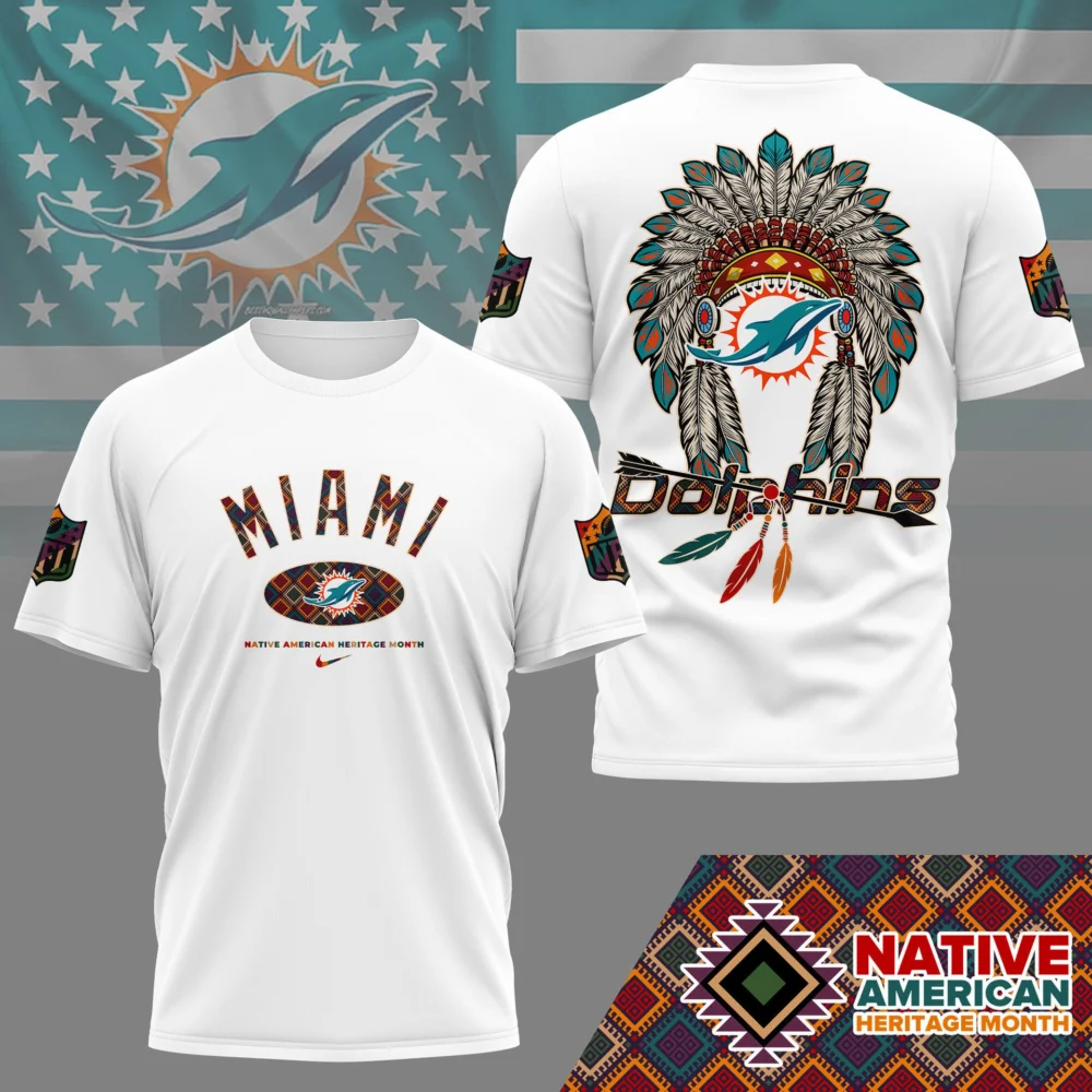 Miami Dolphins |Premium Native American Heritage Month 3D Shirt NY