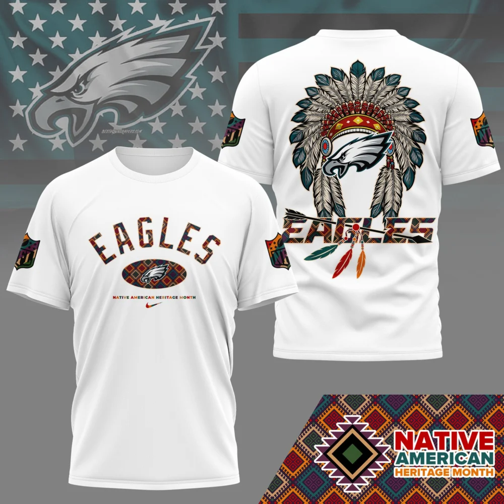 Philadelphia Eagles |Premium Native American Heritage Month 3D Shirt NY